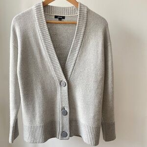 allbirds Light Gray Merino Wool Cardigan Size XS